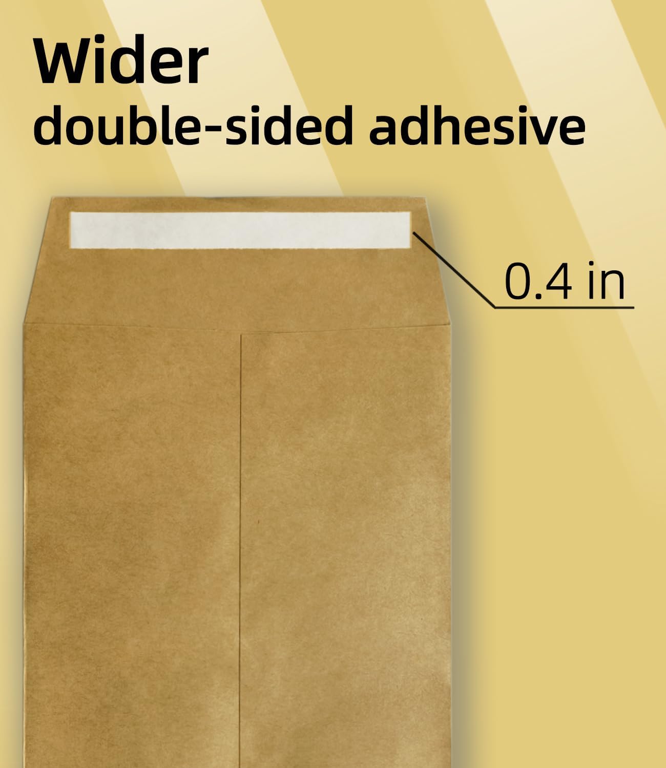 License Plate Envelopes Self-sealing, 13 Inches x 6.5 Inches, Pack of 100
