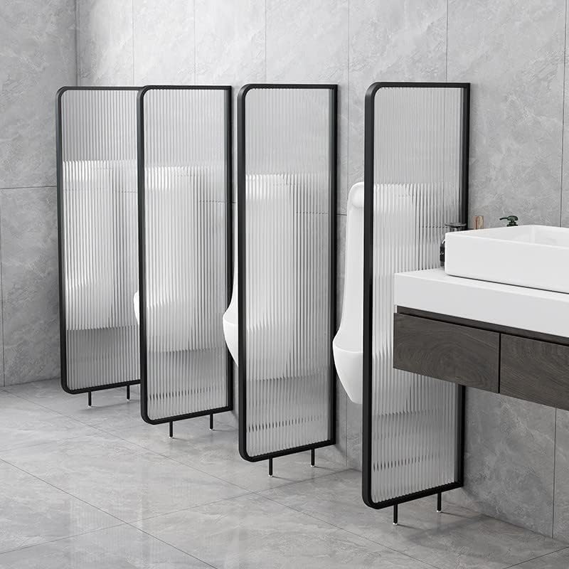 Tempered Glass Urinal Public Restroom Divider WC Partition Panel for Enhanced Privacy Durable and Stylish Urinal Separator for Commercial Use
