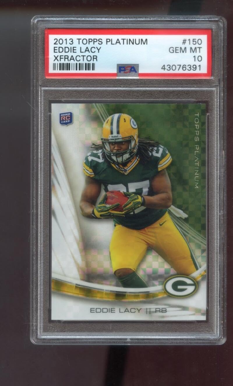 2013 Topps Platinum Xfractor #150 Eddie Lacy ROOKIE RC PSA 10 Graded Football Card NFL Green Bay Packers