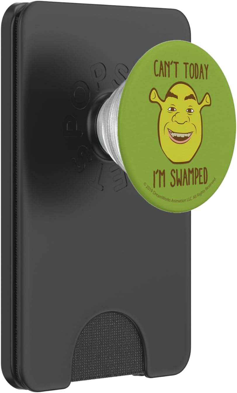 Shrek Can't Today I'm Swamped Cartoon Portrait PopSockets PopWallet for MagSafe