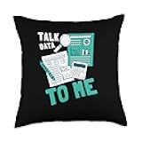 Normal Distribution Statistician Data Scientist Throw Pillow