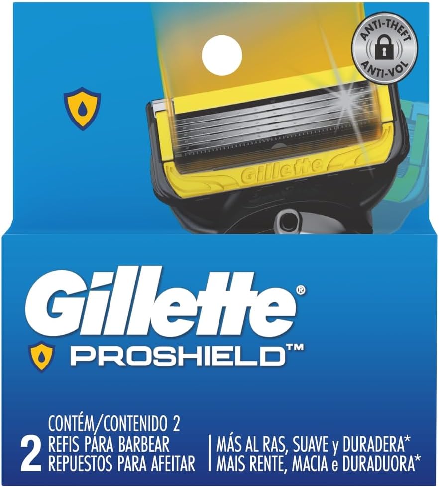 Gillette Carga Para Aparelho De Barbear Fusion Proshield 2 Unidades