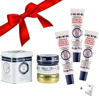Rose bud Salve - Collectors Lavish Layers 3x Set & 3x Rosebud Trio Lip Balm - Original Salve, Minted Rose, Strawberry Lip Balm & Trio Lip Gloss Tubes - Christmas Gift Set with Ebook