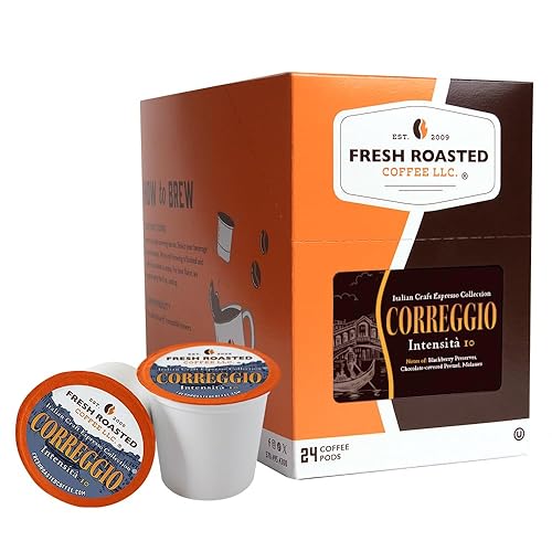Miniatura 206 de Fresh Roasted Coffee, Papúa Nueva Guinea, tostado medio, Kosher, compatible con K-Cup, 24 cápsulas
