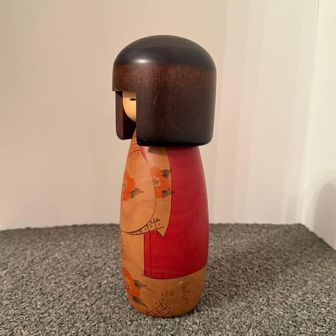 Amazon | 卯三郎こけし 創作こけし 寒椿 25cm 2 | 民芸品 | おもちゃ