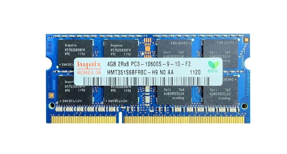 High-Performance Hynix 4GB DDR3 RAM 1333mhz Laptop SODIMM DDR3 RAM 4GB 1.5v 204Pins PC3-10600s HMT351S6BFR8C-H9 -Korea (B0D2XP9Z1L) Amazon Price History, Amazon Price Tracker