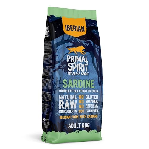 Primal Spirit Iberian Sardine Alimento seco completo para perros, multiproteínas