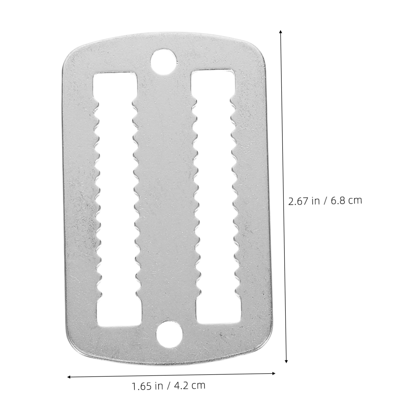 VANZACK Scuba Diving Lanyard Clip Diving Webbing Belt Buckle Weight Belt Clips with Serrated Design