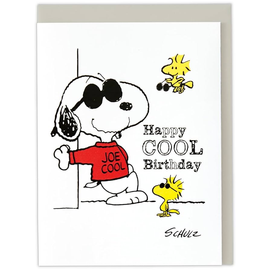 Amazon | ホールマーク スヌーピー カード バースデーカード Joe