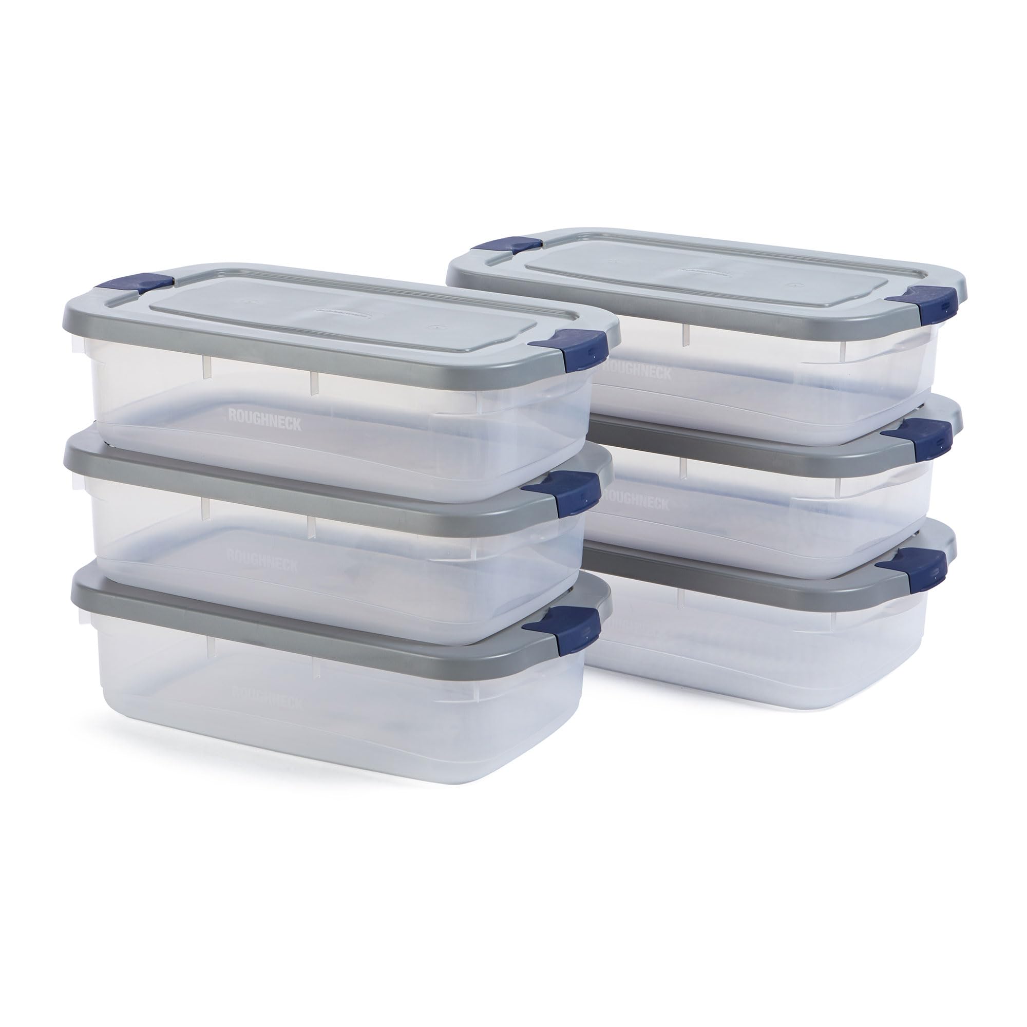 Rubbermaid Roughneck Clear 31 Qt Storage Containers
