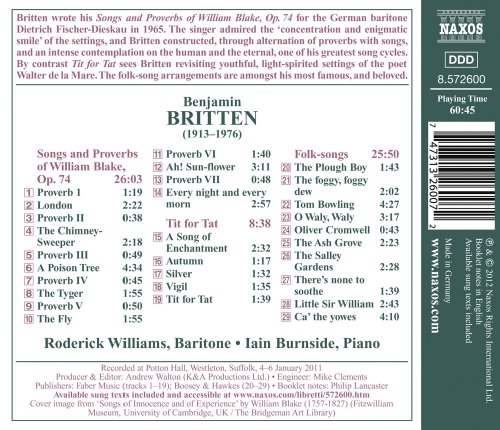 Songs And Proverbs Of William Blake, Tit