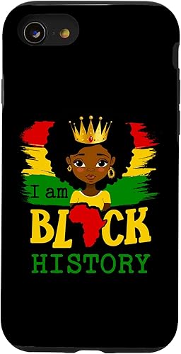 Vista 13 de iPhone 15 I am Black History Girls Black History African American Case