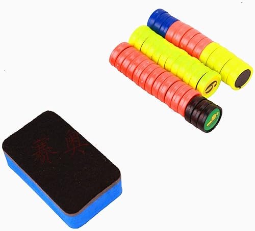 Miniatura 9 de Pure Vie Tabla magnética de tácticas de entrenamiento de fútbol, portapapeles de fútbol portátil para entrenadores de fútbol de borrado en seco,