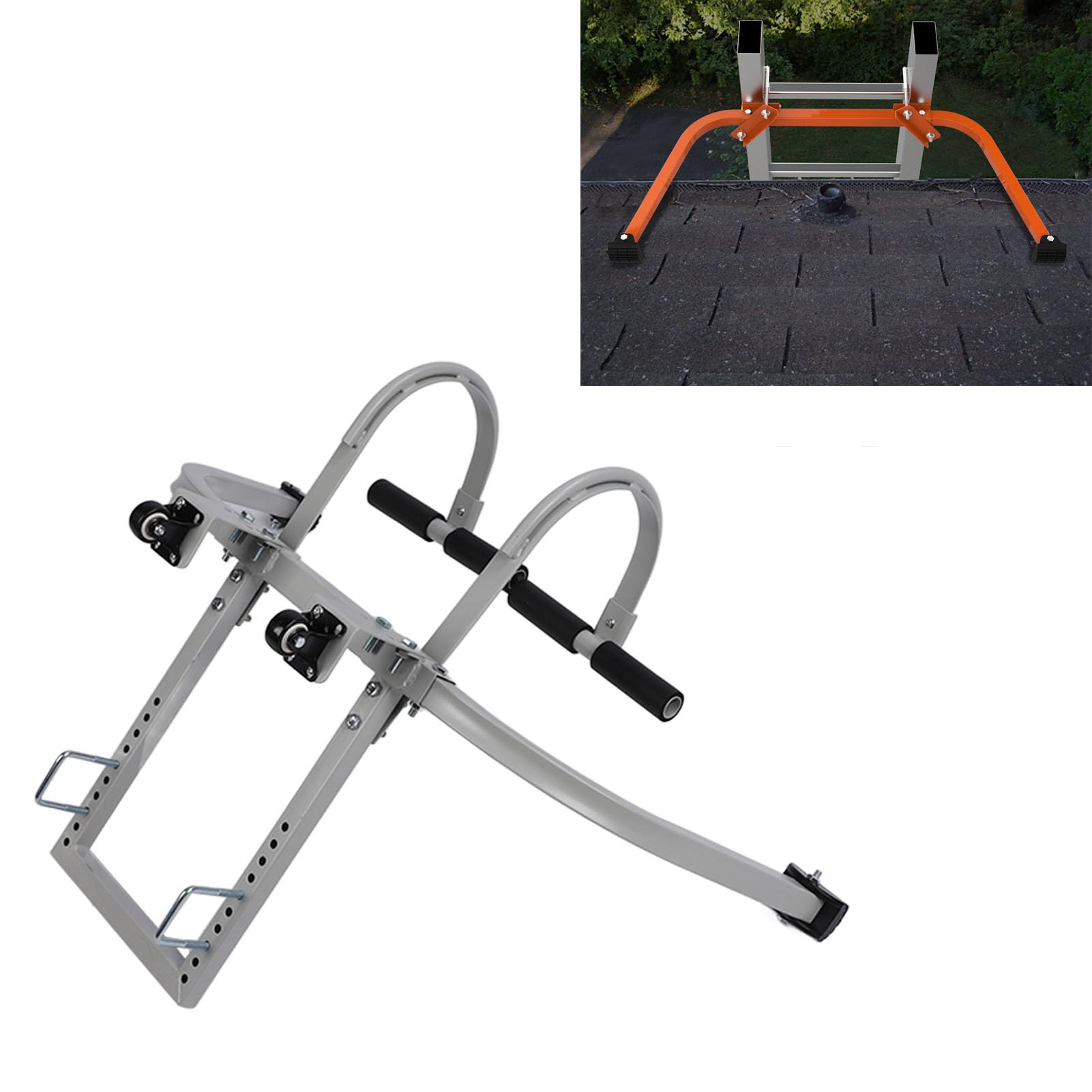 Distanziatore Per Scale In Alluminio - Antiscivolo, Regolabile E Universale Per Lavori In Sicurezza - Foto 3