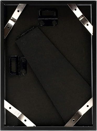 Miniatura 2 de Golden State Art - Marcos de fotos de metal de 5 x 7 con paspartú para fotos de 4 x 6 - Juego de marcos de fotos de aluminio de 4 a 5 x 7 pulgadas