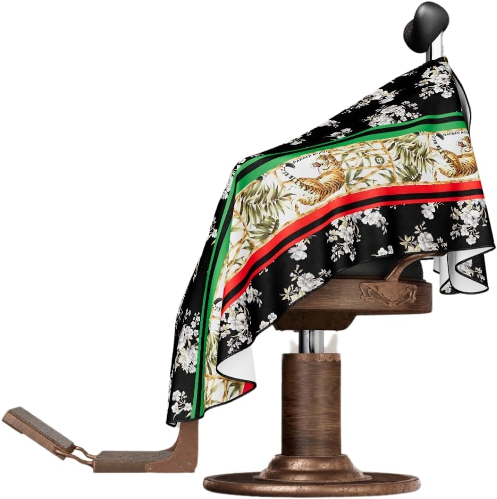 プロフェッショナルバーバーケープ - 調節可能なネッククロージャー付きヘアカットケープ、美容院や理髪師のためのサロン品質スタイリング