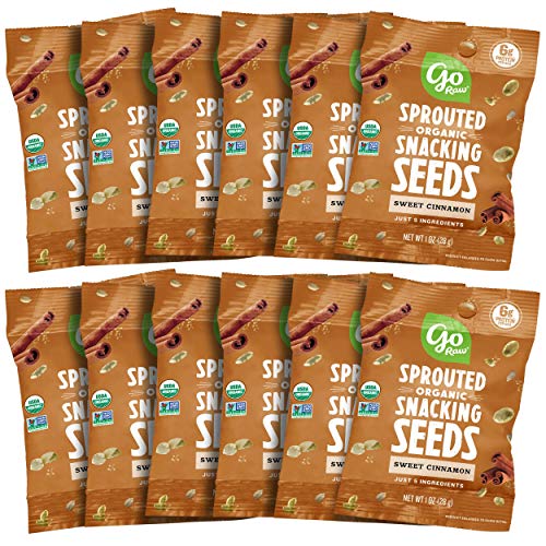 Go Raw Sweet Cinnamon Pumpkin & Sunflower Seeds Snack Mix, Grab and Go