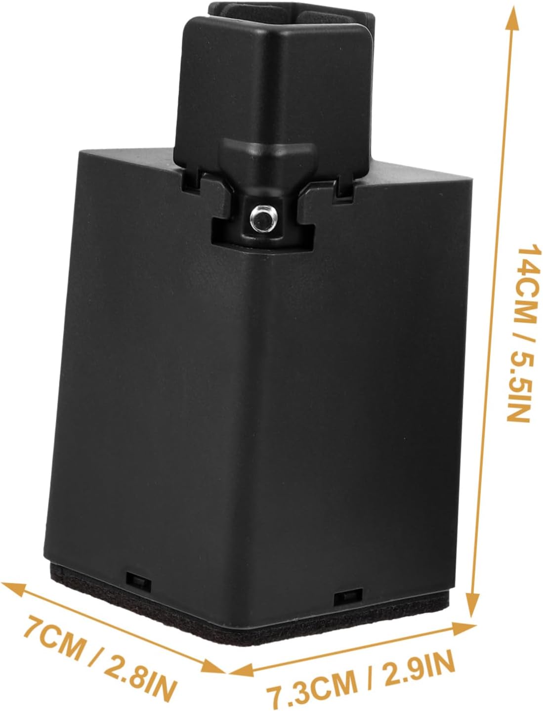 Gadpiparty Desk Table Bed Frame Risers Bed Lifts Risers Desk Leg Risers Pa6 Material for Strong Support