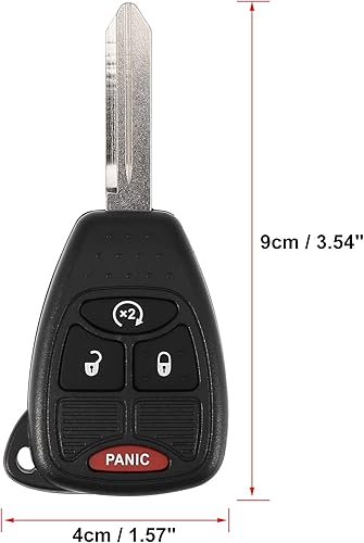 Miniatura 4 de X AUTOHAUX Llavero remoto de entrada sin llave 315Mhz para Jeep Wrangler 2009-2018 OHT692713AA OHT692427AA