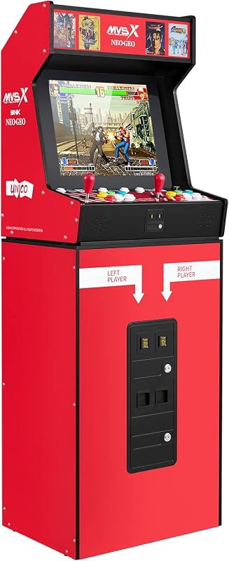 NEOGEO MVSX Arcade and Base with 50 Pre-Loaded SNK Retro Games, 17" Screen Home Entertainment Arcade