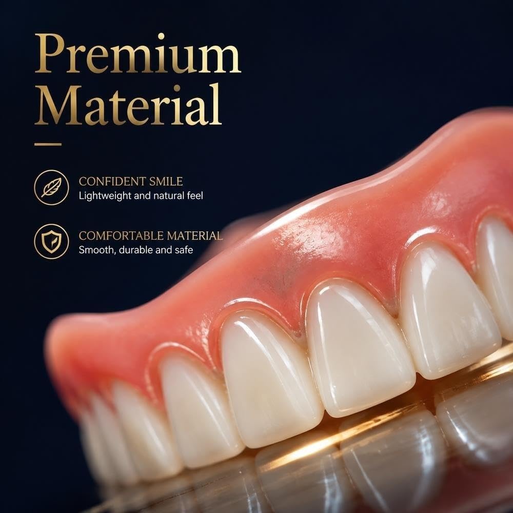 Leichtes, Flexibles Veneers-Set For Künstliche Zähne Im Ober Unterkiefer