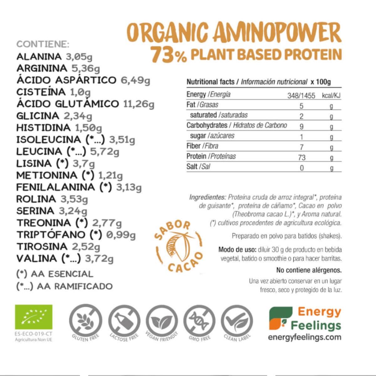 Energy Feelings - Polvere Proteica al Gusto di Cacao - 1 kg