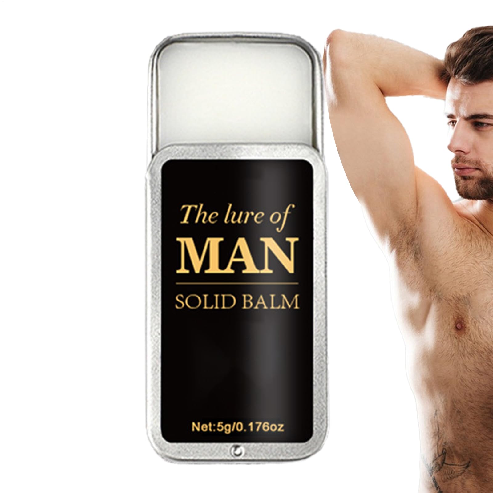 Profumo Solido Uomo,Fragranza Da Viaggio 5g - Solido Per Lavoro Palestra Escursioni Matrimonio Serata E Quotidiano