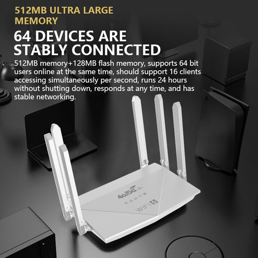 Routeur WiFi 4G LTE WR900 Booster de Signal de Routeur WiFi 4G LTE Point D'Accès Plus Stable Connexion Filaire Prise EU