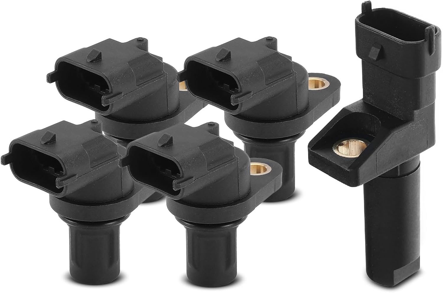 A-Premium 5-PC Engine Camshaft Crankshaft Position Sensors Compatible with Mercedes-Benz C300, C350, E350, E550, GLK350, GL450, GL550, S400, S550, CLS550, G550, SL550, SLK300, SLK350, R350, CL550