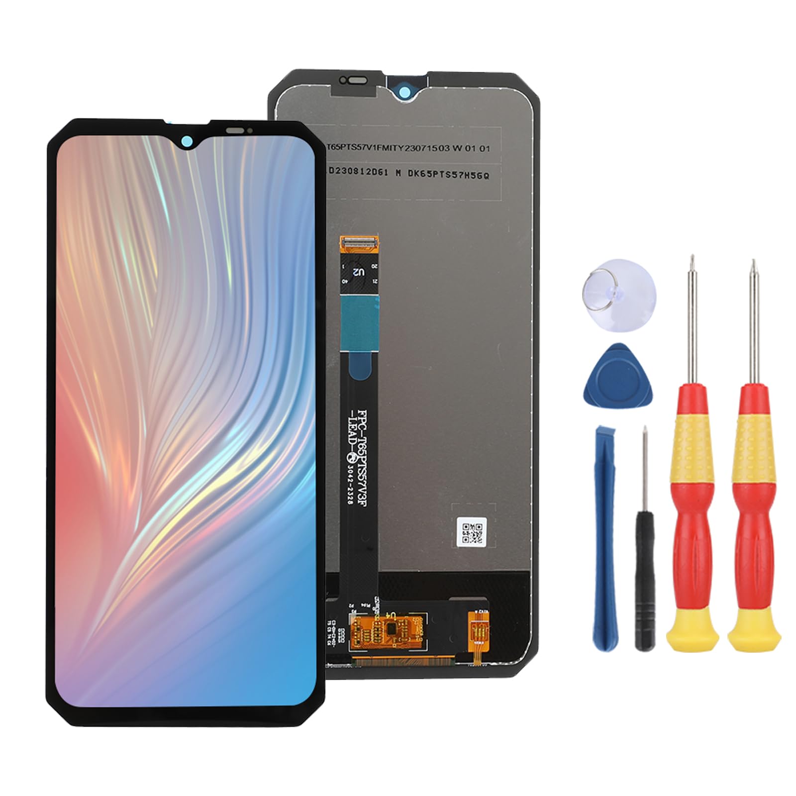 SiuVorZhi LCD Display Compatible with Blackview BV6200 LCD Display Touch Screen Assembly Repair Replacement Parts with Tools