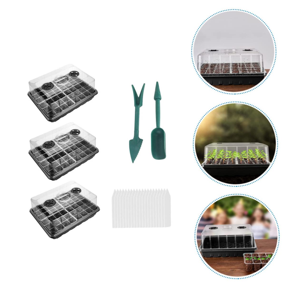 BESPORTBLE Plateau de Germination 1 Set PP Respirant pour Semis