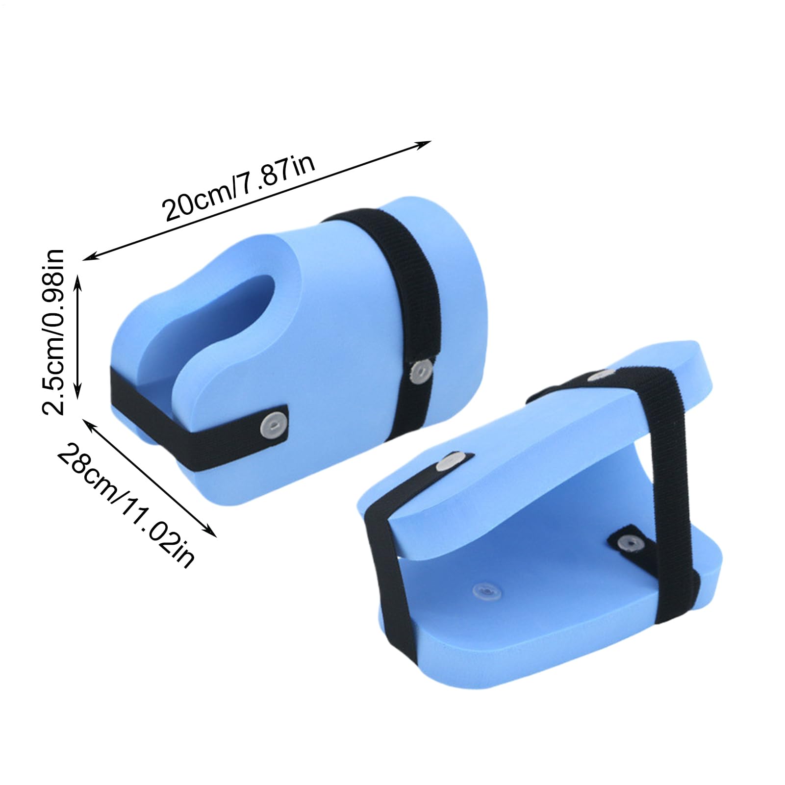 Puños De Agua De Natación De Espuma, Conjunto De Ejercicios De Aeróbicos De Agua,Anillo Flotante De Natación De Espuma Para Aquagym | Accesorio De Natación Ajustable Para Entrenamiento Acuático Y