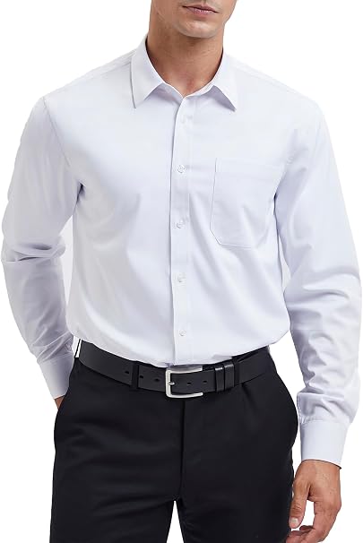 HISDERN Camisa Fibra Bambu