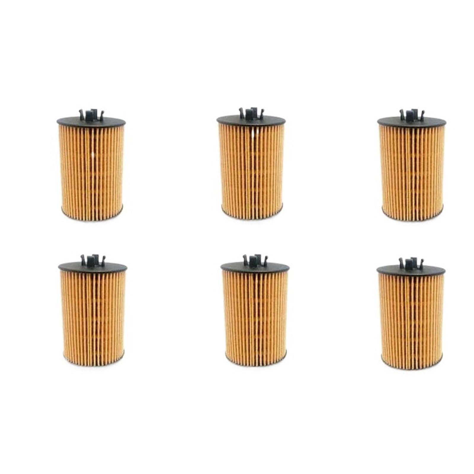 Filtro de aceite de motor n.° A2661800009. Compatible con W169 y W245. Filtro de aceite motor(6Pcs)