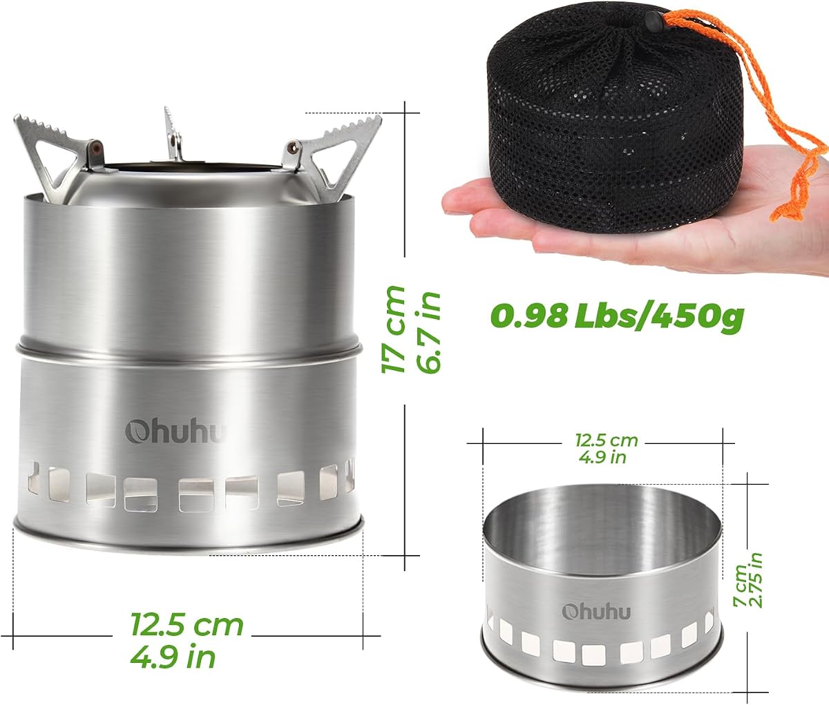MSR PocketRocket 2 Ultralight Portable Camping Stove view 3