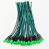 Vista 19 de 10 piezas de luz indicadora LED con cable impermeable de 6 mm AC/DC 12-24V (Azul)