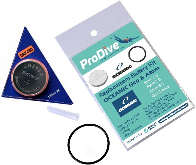 ProDive Battery Kit for Oceanic Atom and Geo Seres Dive Computers