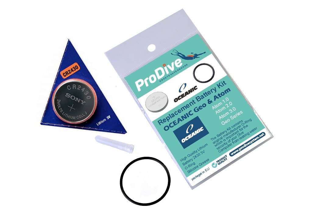 Batterie de Plongée ProDive pour Oceanic Atom & Geo