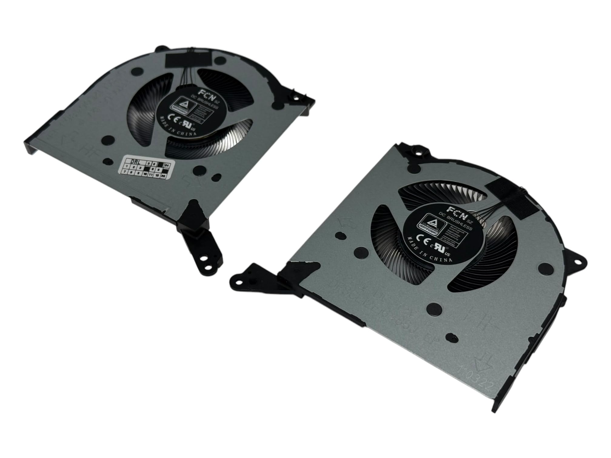 CPU-Lüfter + GPU für Lenovo Legion 7 16IAX7 (82TD), 7 16ARHA7 (82UH), PN: DFSCL12E06486J, DFSCL12E16486J, BAPA0810R2HY003, BAPB0810R2HY003 ca