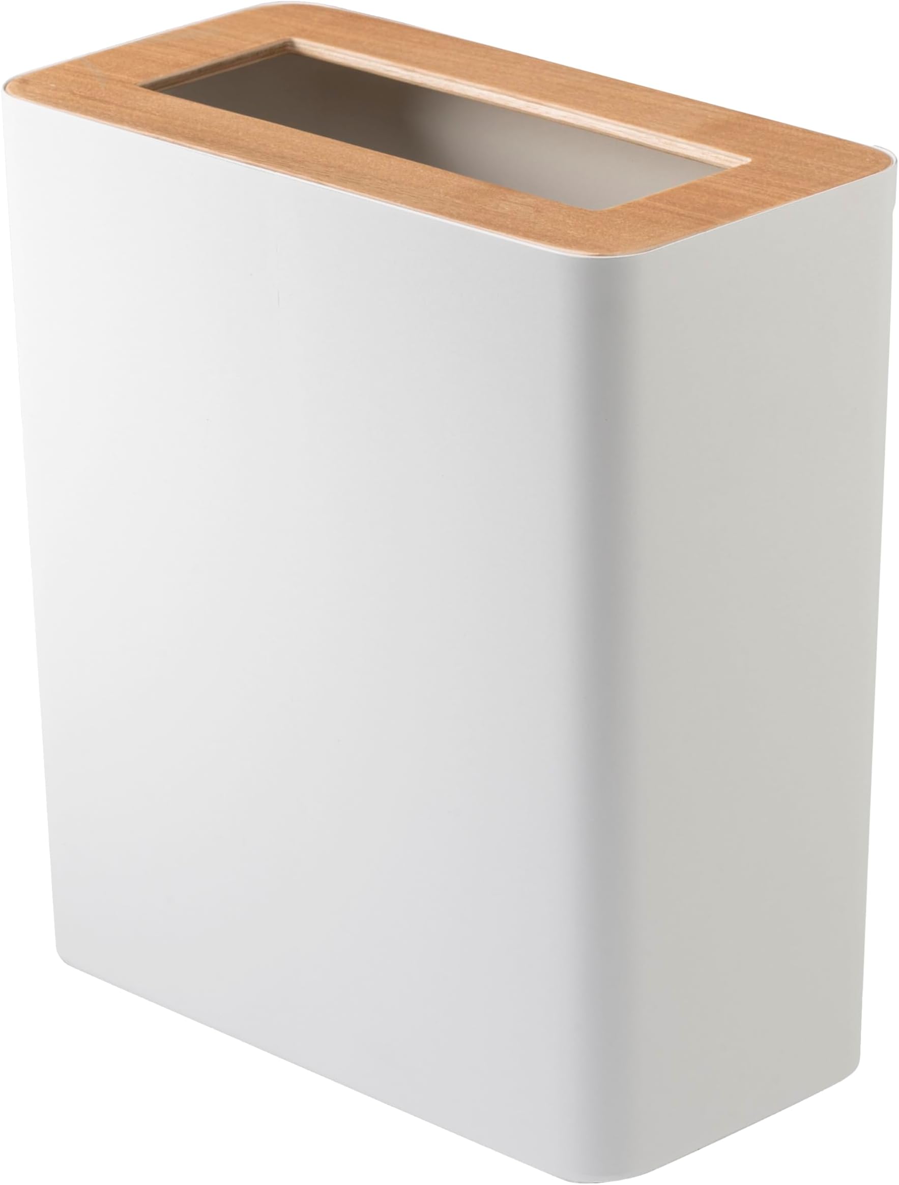 Yamazaki Home Slim Trash Can, One Size, Ash