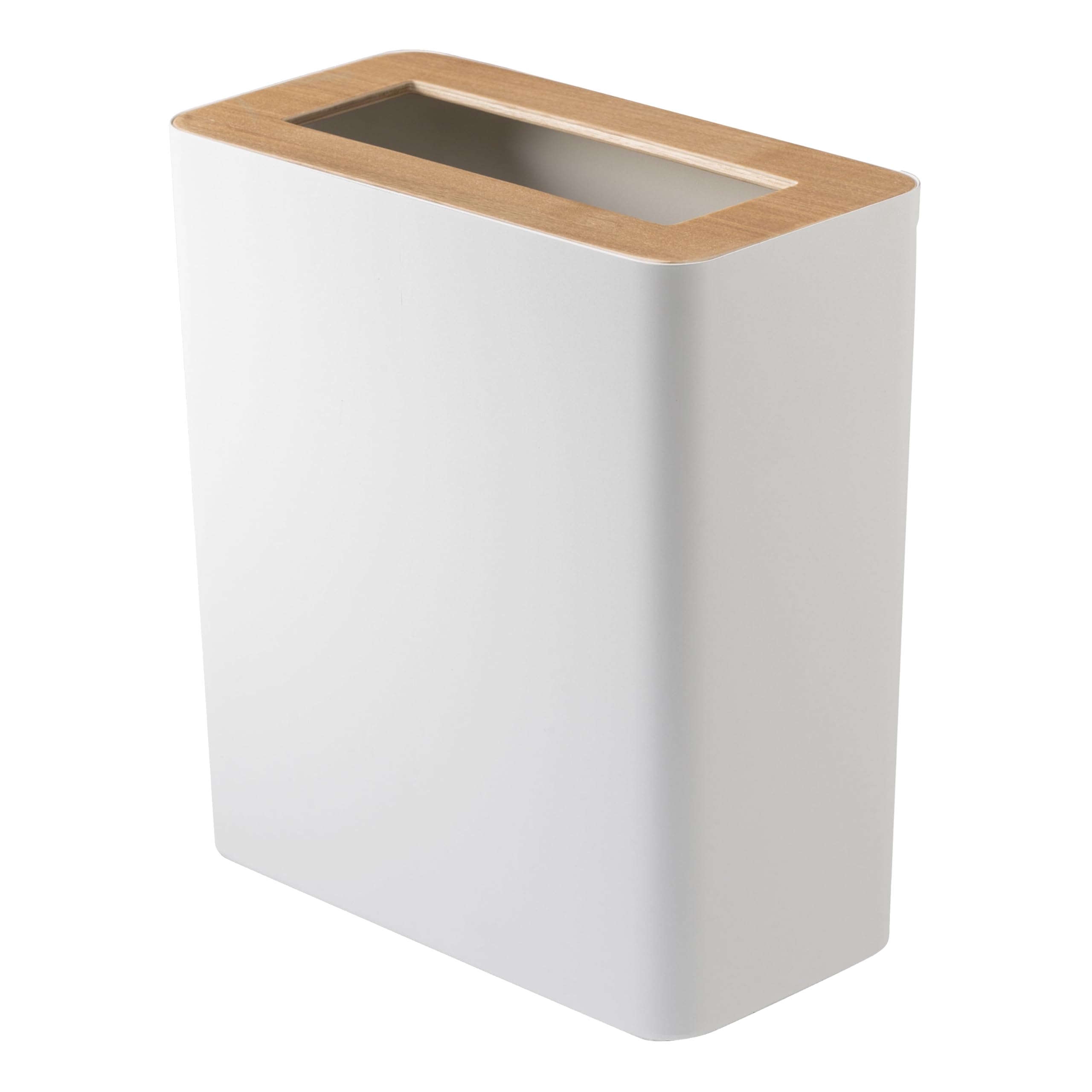 Yamazaki Home Slim Trash Can, One Size, Ash