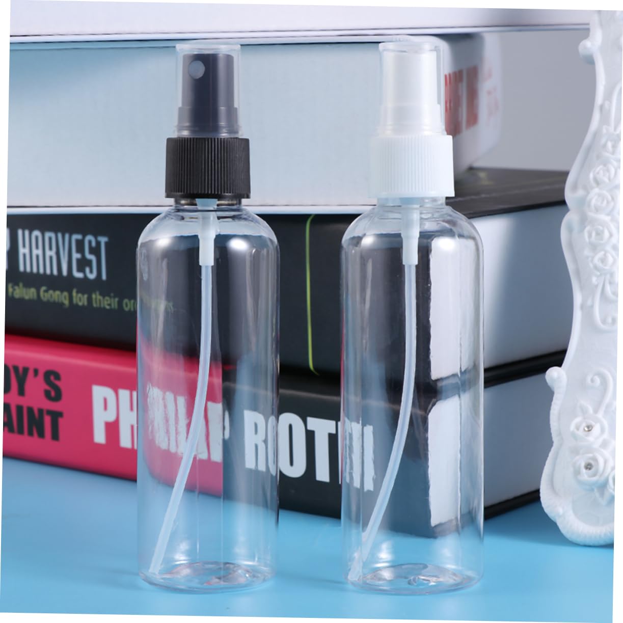 FRCOLOR 20pièces Flacon Vaporisateur Portable Transparent De Bouteilles Rechargeables Avec Spray Pour Voyage Et Cosmétiques