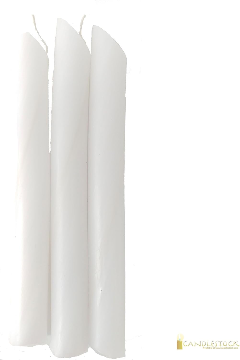 Candlestock White Wedding White Drip Candle 50 Pack