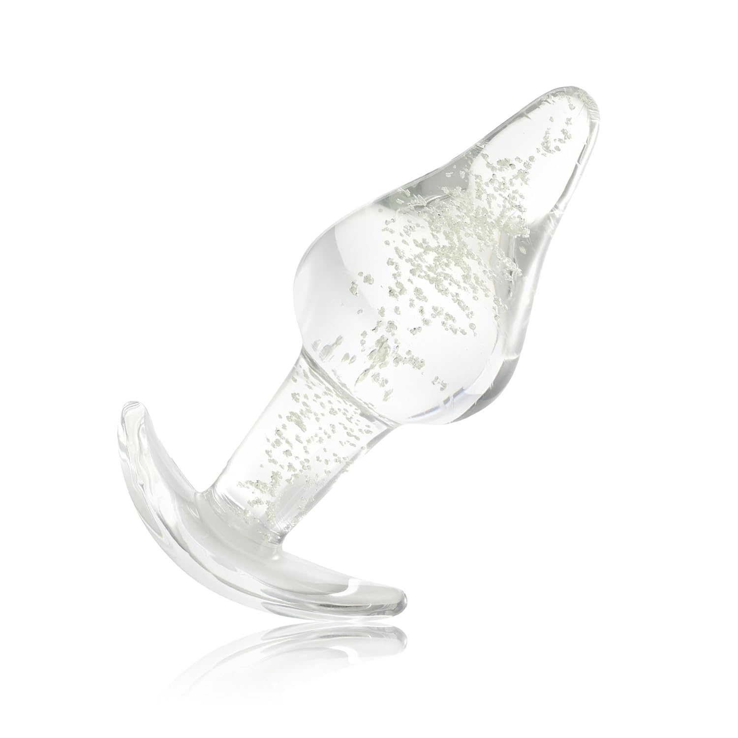 Large Butt Plug 5 24 inch Glass Anal Dildo Glow in The Dark Crystal Prostate Massage Anal Expander