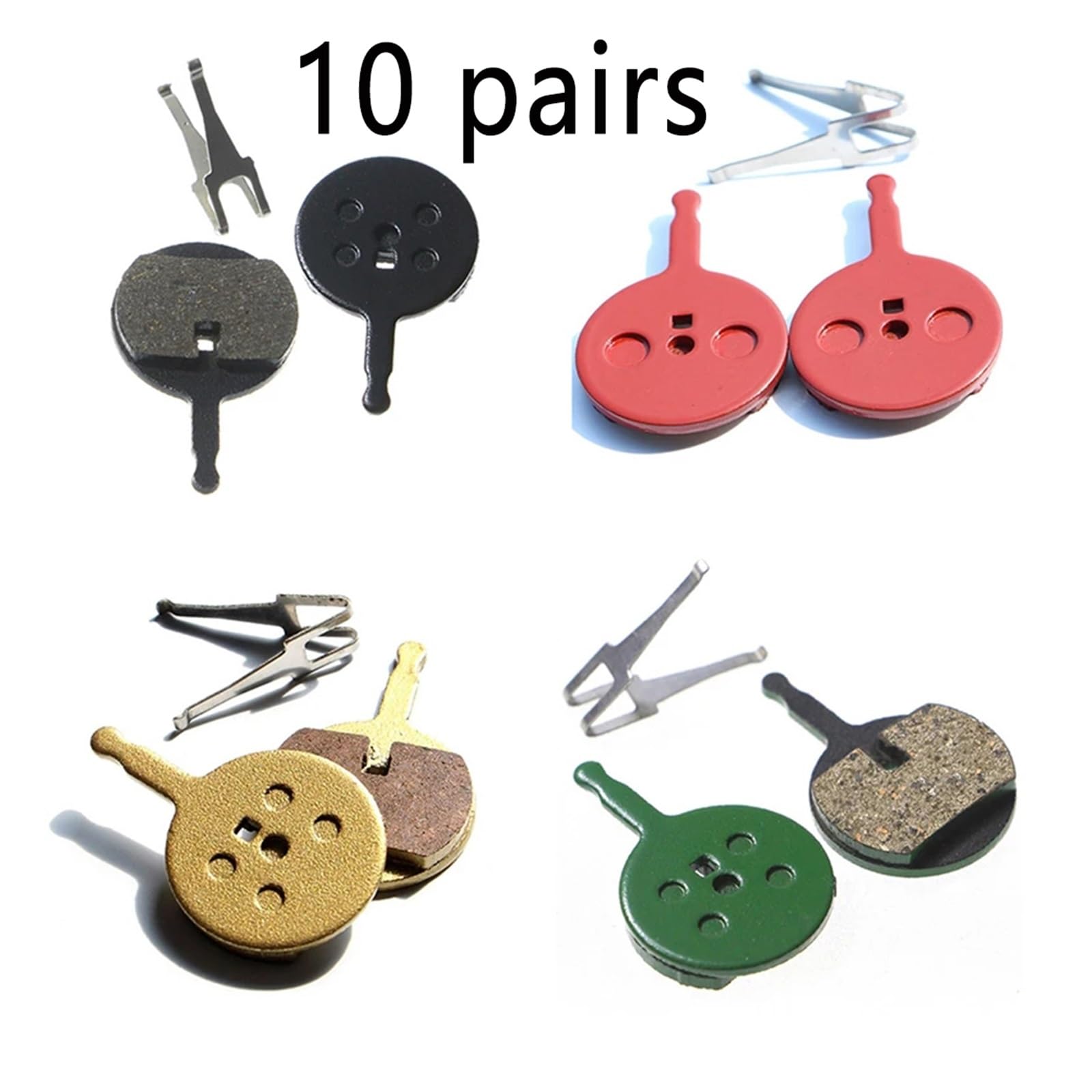 Bicicleta de disco pastillas de freno Pastillas de freno de bicicleta MTB, pastillas de freno de disco hidráulico, pastillas de freno de cerámica for ciclismo de montaña, accesorios for bicicleta Past