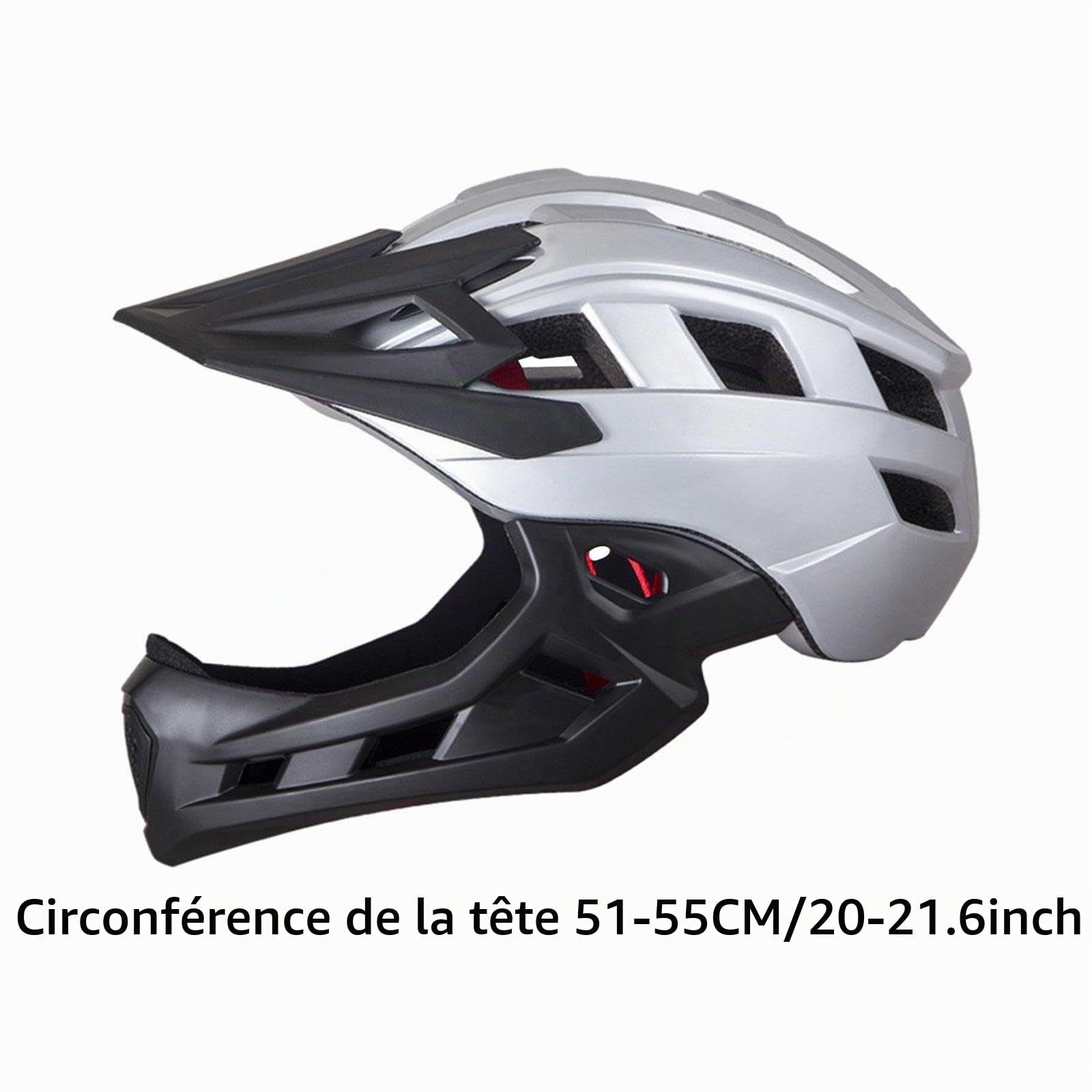 rockible Casque de vélo pour Enfants, Casque de Cyclisme, Casque intégral avec Doublure Amovible, Portable pour garçons et Filles pour Le BMX, Le Roller