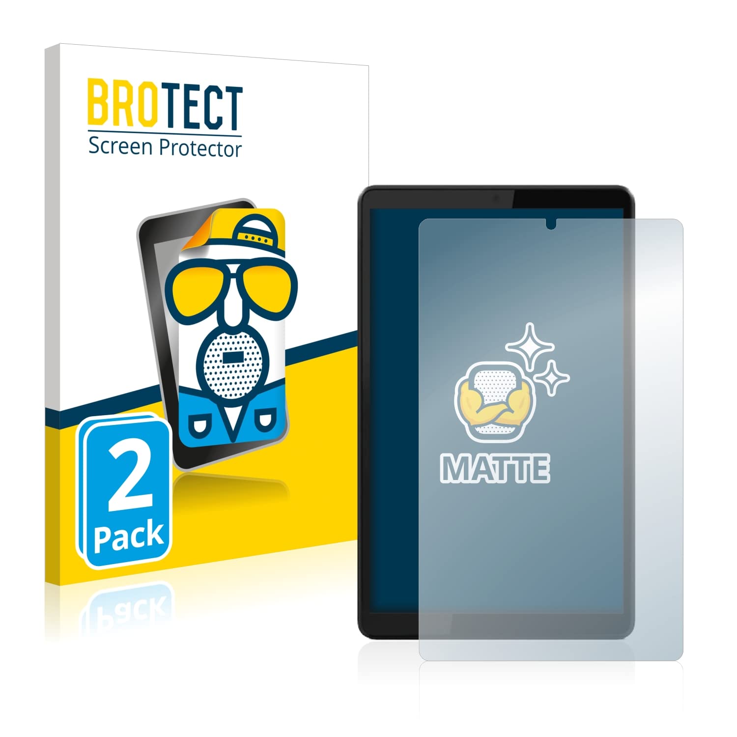 2x Antiriflesso Pellicola Protettiva Opaca per Bush MyTablet 10 Inch