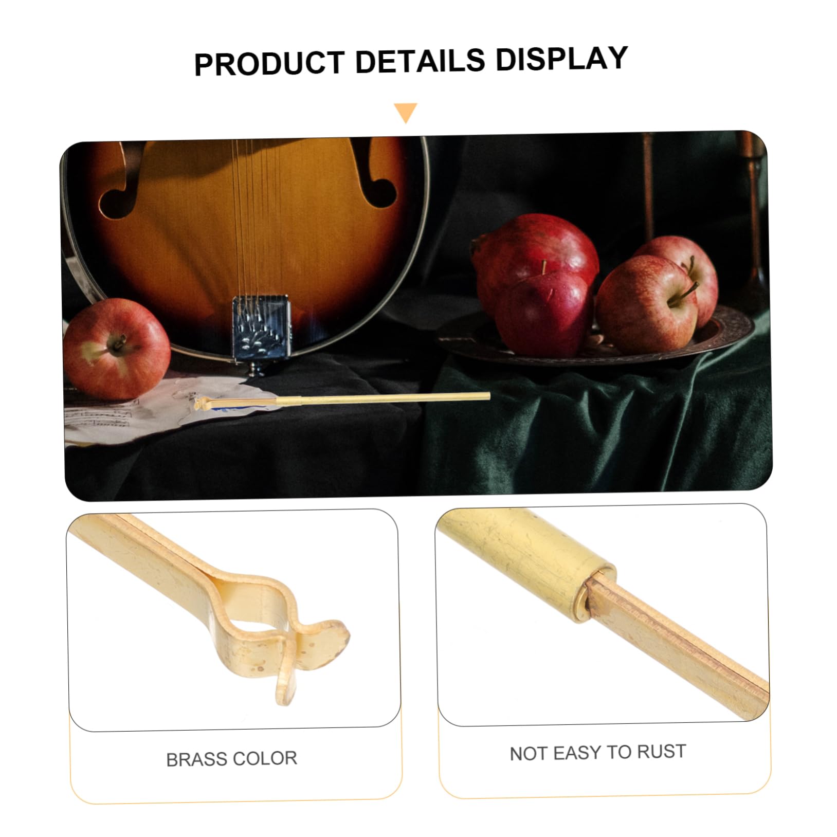 Yardwe Violin Cello Sound Post Clip Tool Durable Copper for Cello Violin Accessories Flexible Design for Easy Use present for Musicians and Friends