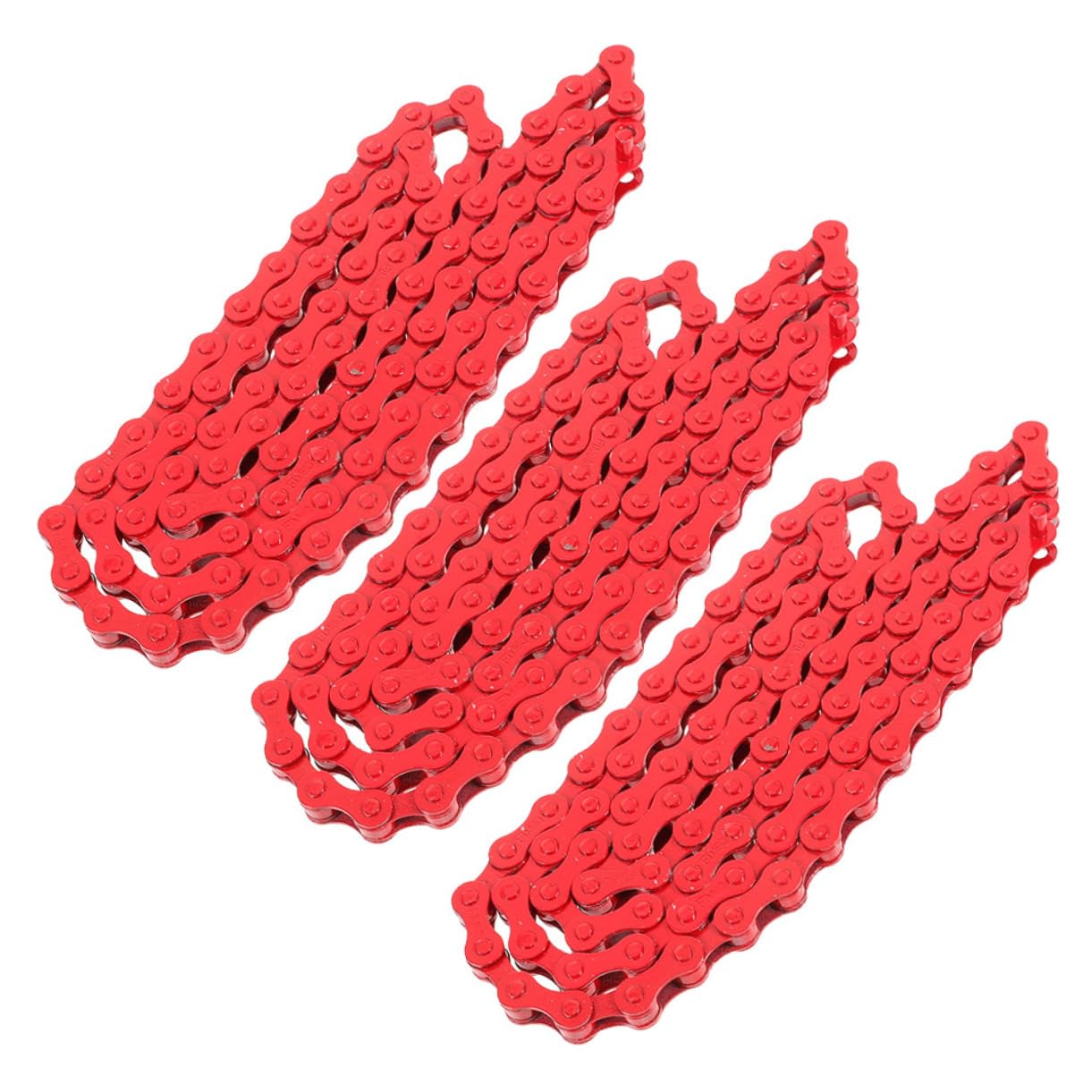 GALPADA 3pcs Bicycle Chain Bike Chain for Durable Road Chains Chain Bike Plated Bikes Mountain Bike Accessory Bike Parts Cycling Chain Easy Installation Chain Cycling Supply