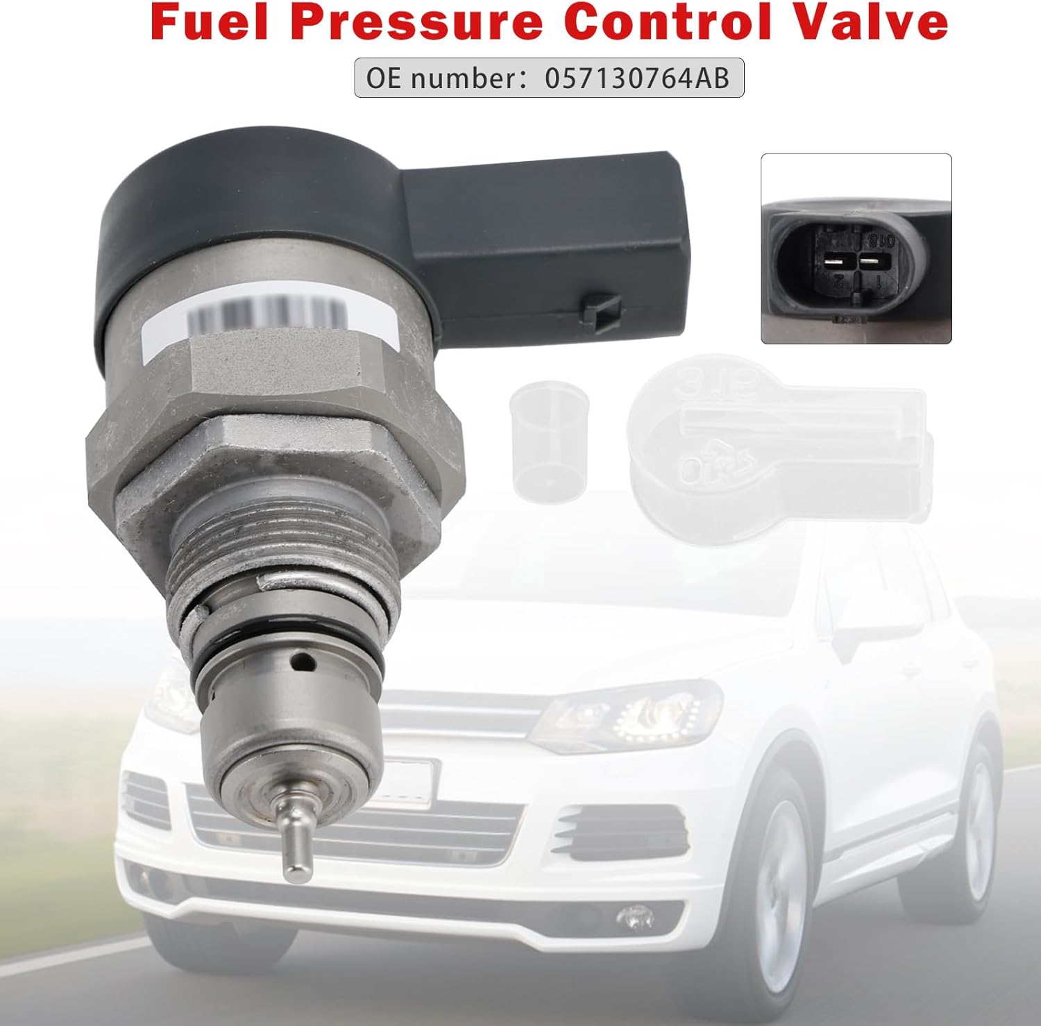 MAD HORNETS Fuel Pressure Control Valve 057130764AB For VW Audi Porsche Seat Skoda 1.4-3.0 TDI